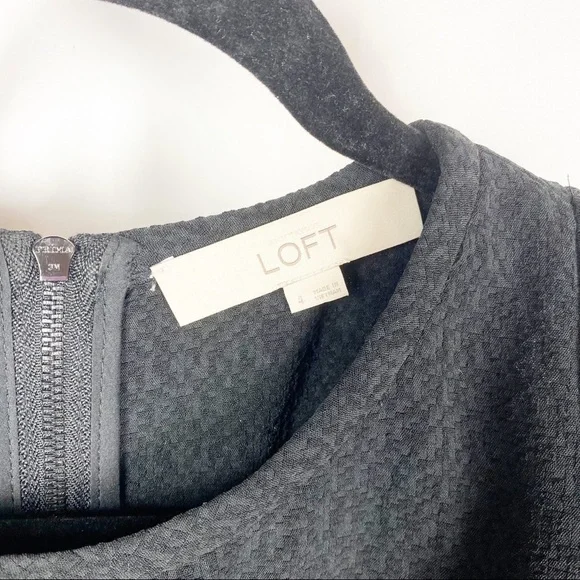 LOFT Black Cold Shoulder Dress - Picture 10 of 10